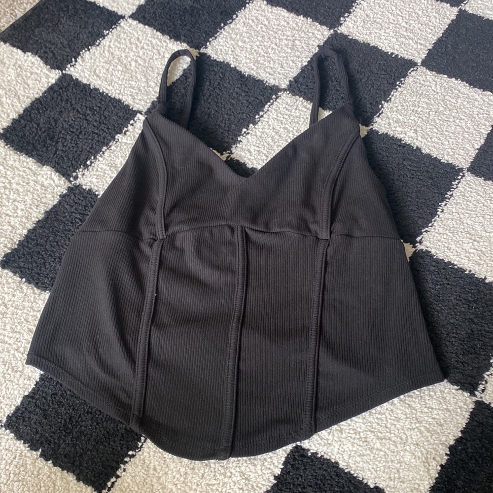 Just Polly Crop Corset Top